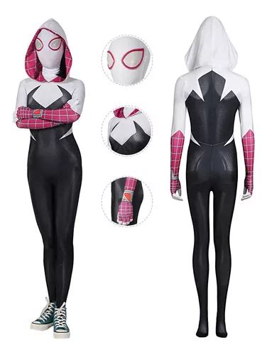 Disfraz Cosplay Mujer Adulto Spider Gwen Stacy Miles Morales Spiderman