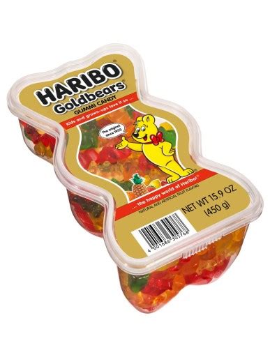 HARIBO Goldbaren Złote Misie 450g w pudełku w kształcie misia