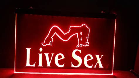 Se01 Live Sex Sexy Girl Dancer XXX LED Neon Light Sign Wholeselling