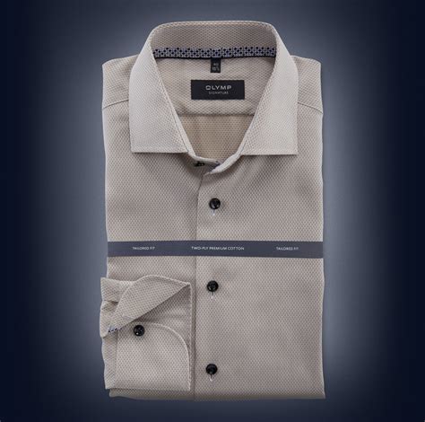 Businesshemd | OLYMP SIGNATURE, tailored fit, SIGNATURE Kent | Caramel ...