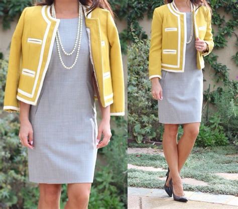 Chic Ideas For Gray And Yellow Outfits Sortashion Yellow Outfit