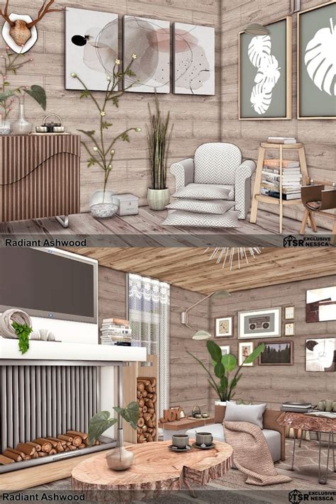 The Sims 4 Room Cc Radiant Ashwood Sims4 The Sims 4 Sims4 Room