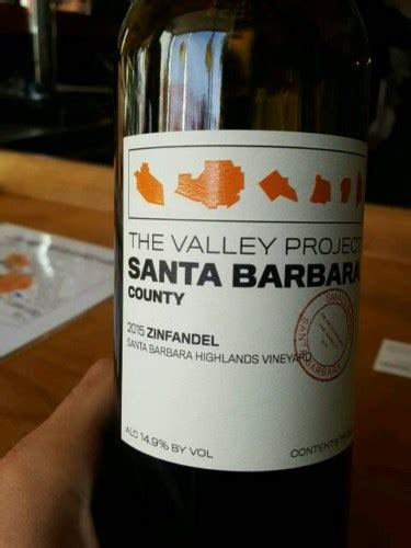 The Valley Project Santa Barbara Highlands Vineyard Zinfandel Vivino