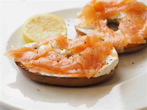 Arla Choose Goodness Salmon And Cream Cheese Bagel By Lauren Jane