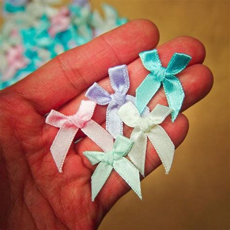 Satin Ribbon Bow Applique Ribbon Bows Satin Ribbon Bow Etsy