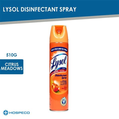 Lysol Disinfectant Spray Citrus Meadow 510 Grams Air Freshener