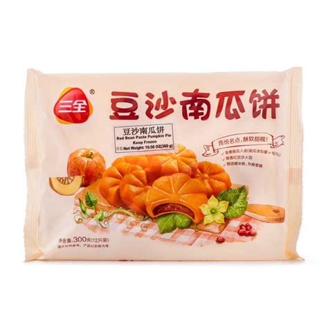 Get SanQuan Red Bean Paste Pumpkin Pie Frozen Delivered Weee Asian