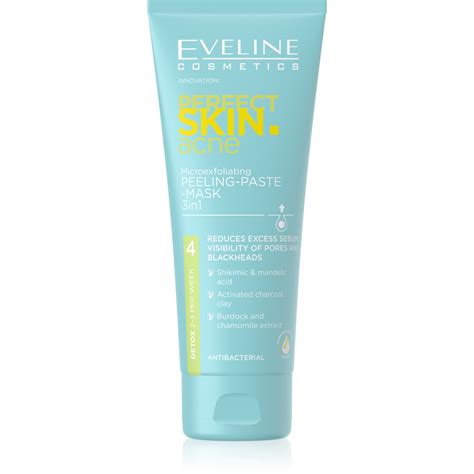 Eveline Perfect Skin Acne Peeling Mask 3in1 75ml