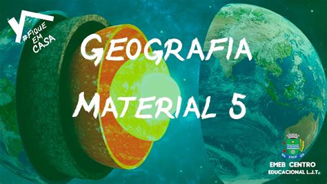 As Esferas Da Terra Geografia 6°ano Material 5 Youtube