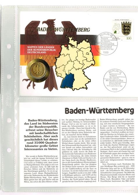 Baden Württemberg Wappen der Länder der BRD mit Beschreibung Kaufen