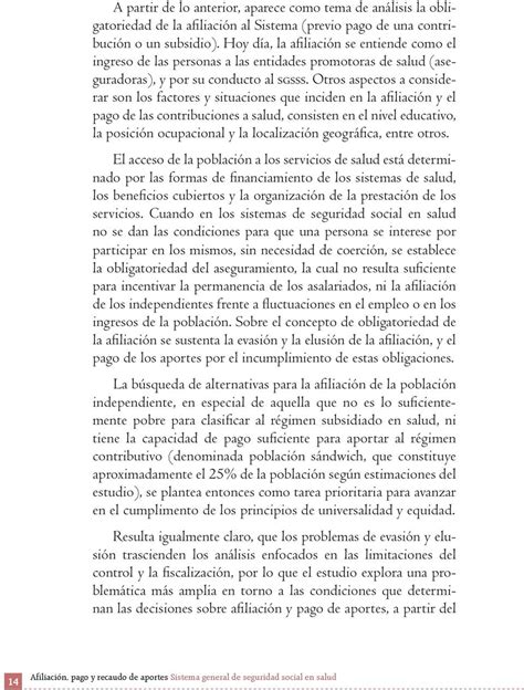 Afiliación pago y recaudo de aportes al Sistema general de seguridad