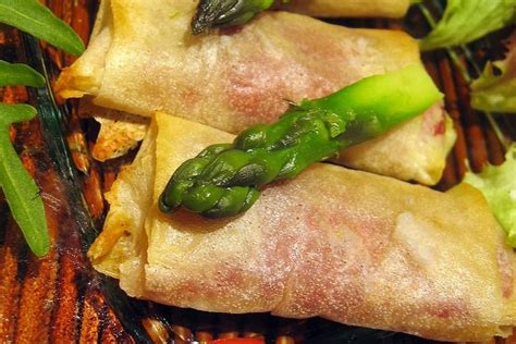 Recette De Croustillants Aux Asperges Vertes Recette Asperge Verte