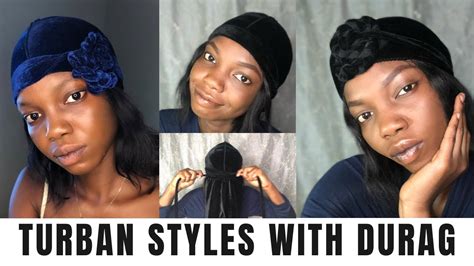 How To Tie Durag In Turban Styles Youtube