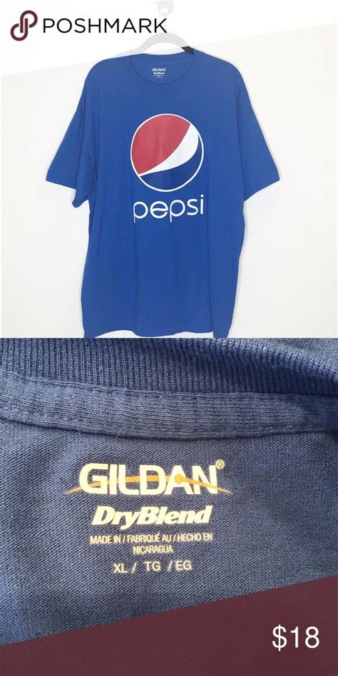 PEPSI Logo T Shirt Sz XL Pepsi Logo Shirts Tee Shirts