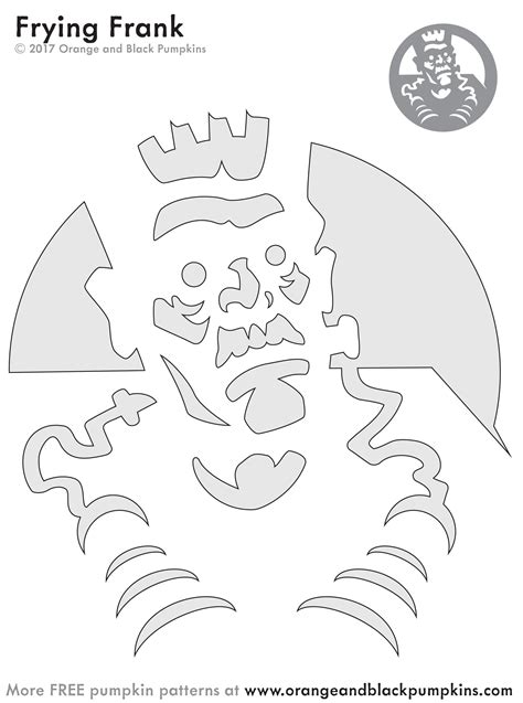 Frankenstein (Pumpkin Stencil - Pumpkin Pattern - Pumpkin Template - Jack-o-lantern) : r ...