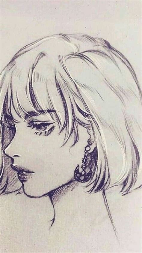 female face potrait/sketch/drawing | Drawings, Drawing sketches, Face ...