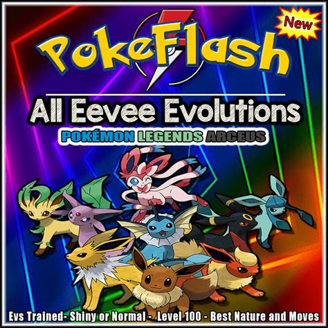 All Eevee Evolutions - Pokémon Legends Arceus - PokeFlash