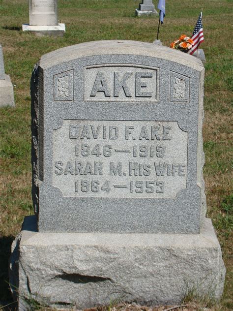 David Frederick Ake 1846 1919 Mémorial Find a Grave