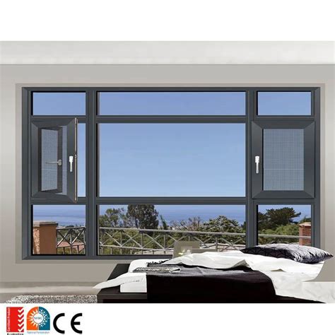 Modern Aluminum Thermal Break Double Glass Windows Casement Window