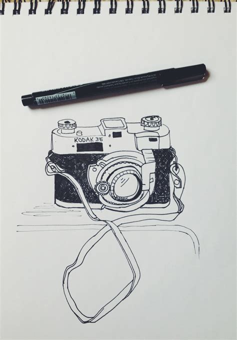 Pencil Drawing Camera at PaintingValley.com | Explore collection of ...