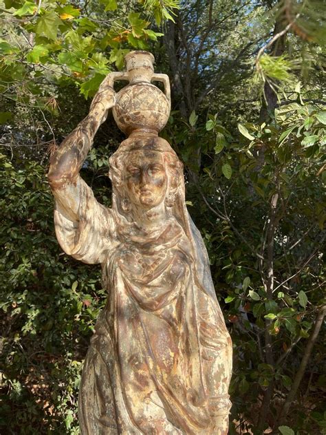 Proantic Large Cast Iron Garden Statue