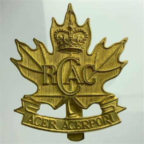 Rcac Acer Acerpori Royal Canadian Army Cadet Maple Leaf Badge Pin Bb505