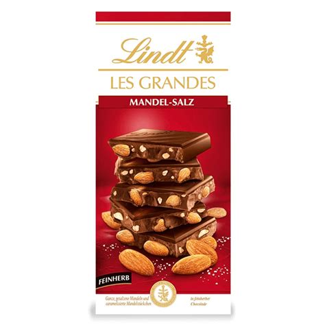 Lindt Schokolade Les Grandes Salz Mandel G Tafel Ganze