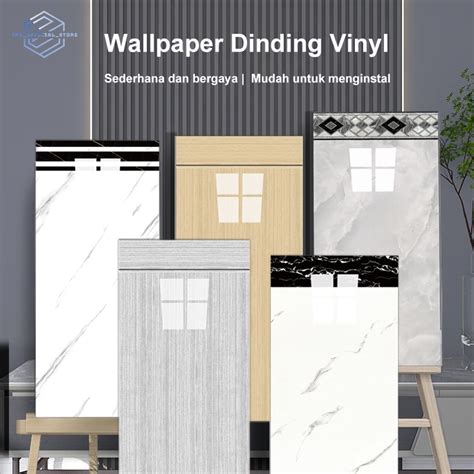 Jual Wallpaper Dinding Vinyl Marble X Cm Lantai Vinyl Marbel