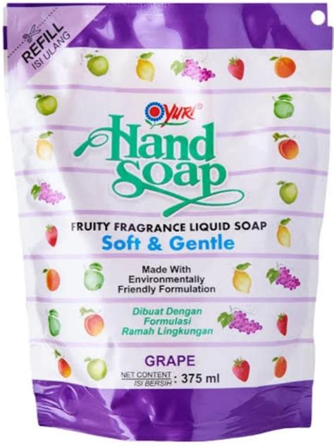 Yuri liquid hand soap Refill Grape - Bali Fresh Australia