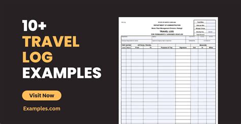 Travel Log - 10+ Examples, Format, Pdf