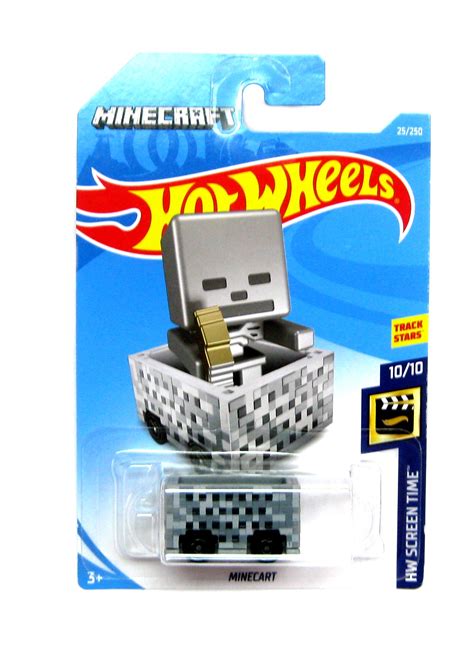 Hot Wheels Minecraft Minecart HW Screen Time 25 250 2019 Short Card 1 64 Modelle Alles Gute