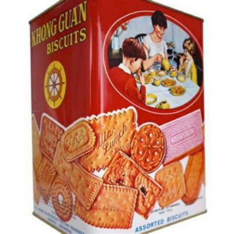 Jual Khong Guan Kaleng Biscuit Merah Gram Khong Guan Kaleng Kotak