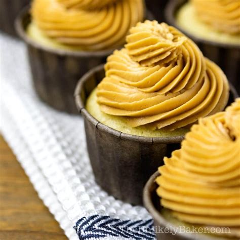 Dulce De Leche Cupcakes With Dulce De Leche Frosting The Unlikely Baker