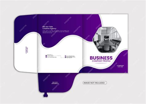 Premium Vector Vector Corporate Presentation Folder Or Business