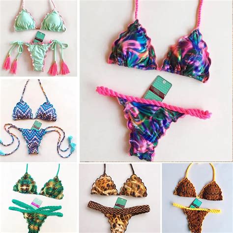 Sexy Brazilian Bikini Biquini Swim Suit Bathing Suit Maillot De Bain Beach Wear Swimwear