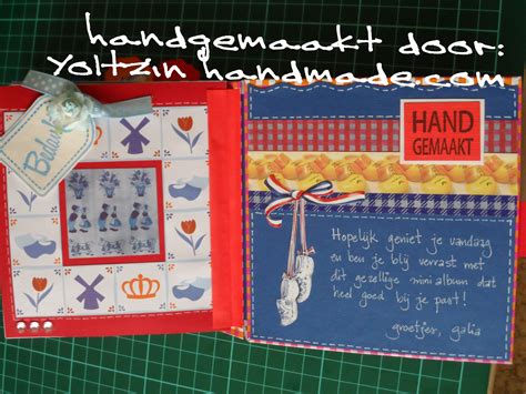 Scrapbook Mini Album Holland Glorie By Yoltzinhandmade Mini