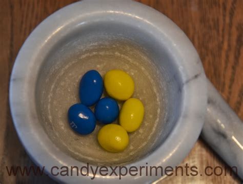 Candy Experiments: M&M Peanut Butter