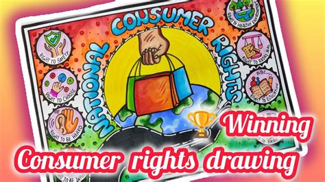 World Consumer Rights Day Drawing Creative Consumer Awareness Poster