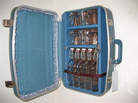 Suitcase Liquor Cabinet The Awesomer