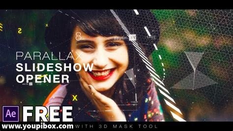 Parallax Slideshow Opener Free After Effects Templates Youtube