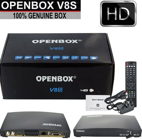 GENUINE OPENBOX V8S Tonbux HD Digital Freesat PVR HD TV Satellite