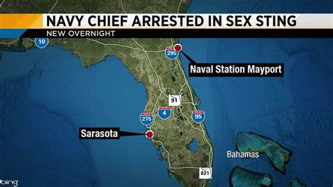 Jacksonville Navy Chief Accused Of Traveling To Sarasota To