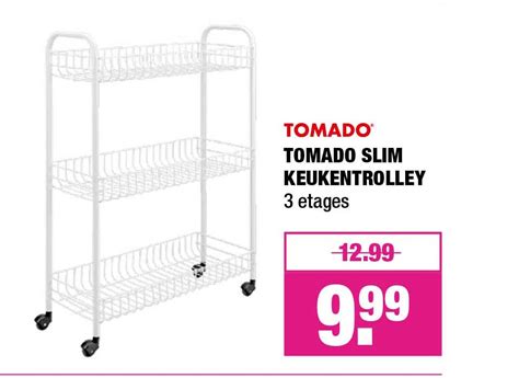 Tomado Slim Keukentrolley Aanbieding Bij Big Bazar 1Folders Nl