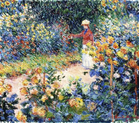 In The Garden 1895 Claude Monet Art Monet Art Claude Monet Paintings