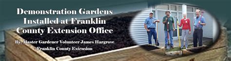 Demonstration Gardens Installed At Franklin County Extension Office