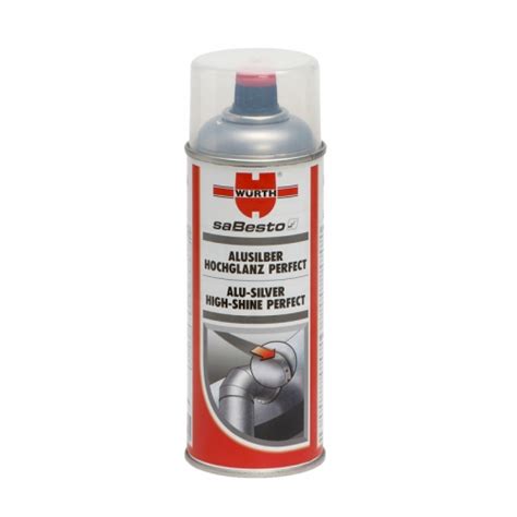 Spray Al Ag Foarte Lucios Perfect 400 Ml Wurth Cu Livrare Gratuita