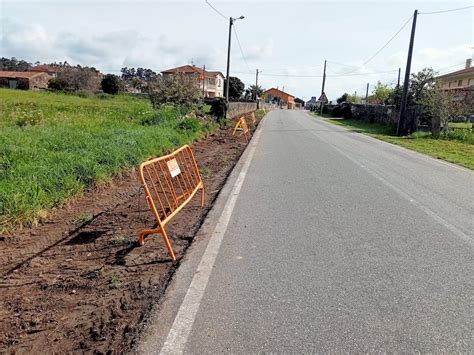 La Xunta Inicia Las Obras De La Senda Peatonal En La Carretera