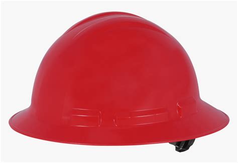 Msa Full Brim Safety Helmet Red Hd Png Download Kindpng