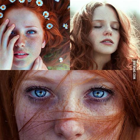 For Those Who Love Redheads Heres Asima Sefic A Natural Redhead 9gag