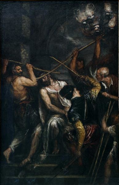 Crowning with Thorns, c.1570 - c.1575 - Titian - WikiArt.org